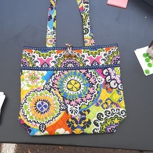 Multi Color Vera Bradley Tote Bag